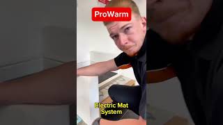 Electric Mat Underfloor Heating System ProWarm talk to us about Underfloor Heating Underfloor [upl. by Attenyt]