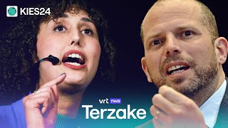 KIES24 Theo Francken NVA en Nadia Naji Groen in debat over mobiliteit [upl. by Haroldson]