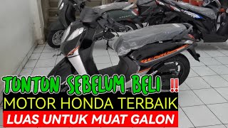 HONDA GENIO CBS TERBARU MOTOR DEK TERLUAS UNTUK MUATAN BARANG [upl. by Ninnahc]