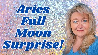 ARIES FULL MOON AND SURPRISE DECK REVEAL AND YOU WONT BELIEVE WHAT IT WANTS TO TELL US 😱😱 [upl. by Ozan]