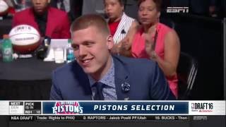 Detroit Pistons select Henry Ellenson 18th overall in the 2016 NBA Draft [upl. by Nahseez]