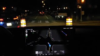 FSD 12563 2x speed Night driving [upl. by Neenahs]