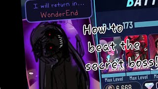 How to beat the secret boss behind 000  Gacha Club [upl. by Saidnac]