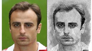 how to Simple Drawing Dimitar Berbatov with Grid Method Timelapse howtodraw simpledraw berbatov [upl. by Landry]