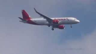 Go Around Avianca A320 N724AV First Flight Toulouse Hamburg [upl. by Dahij684]