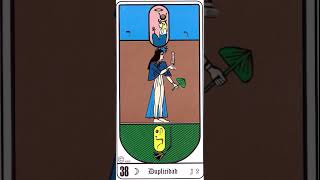 Tarot Egipcio  Arcano 38  La Duplicidad  Significado  AUDIOAYUDA [upl. by Okika]