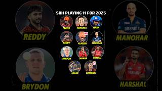 SRH Playing 11 For IPL 2024 🔥 [upl. by Nafets991]