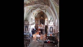 Konzert des SaxophonEnsembles in und vor der Leonhardikirche in Siegertsbrunn [upl. by Ylatan]