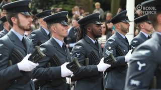 RAF personnel support ceremonial events for Her Majesty Queen Elizabeth II [upl. by Rose]