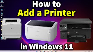 How To Set up or Install a Printer on Windows 11 [upl. by Dranyam]