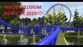 Walibi Belgium New Rollercoaster 2025 Precreation Project Harbor  Made with FVD [upl. by Amatruda]