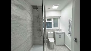 💦 Wet Room Refurbishment Brentwood brentwoodbathrooms buildersbrentwood modernbathroom reels [upl. by Kciv]