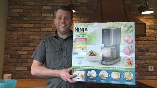 Ninja NC300UK Ice Cream Maker Review and Ice Cream Made [upl. by Nelrac682]