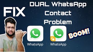 Fix Dual Whatsapp Contacts Not Showing No WhatsApp Contacts In Android 2020 From Tech Club [upl. by Ardeahp]