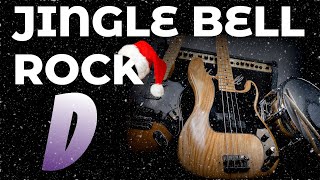 FREE Complete Backing Track  Jingle Bell Rock  Bobby Helms  D [upl. by Nwahc]