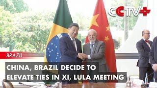 China Brazil Decide to Elevate Ties in Xi Lula Meeting [upl. by Werda]