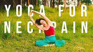 Yoga for Neck amp Shoulder Pain Relief  10 minute Stretches for Neck Pain Tension amp Soreness [upl. by Haerdna]