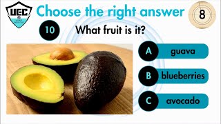 Learn More Names of Fruits and their Pronunciation with Quizzes  ESL Kids  Quiz 6 [upl. by Ellerrehc]