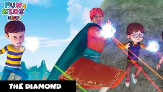 Rudra  रुद्र  Episode 12  The Diamond  Super Action Cartoon  Fun 4 Kids  Hindi [upl. by Ekard]