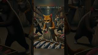 The Great Tuna Heist A Cats Purrfectly Planned Caper cat kitten shorts feedshorts ai cats [upl. by Jabon]