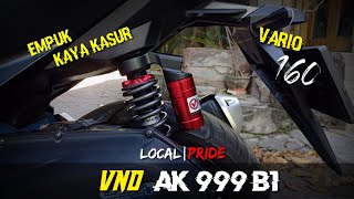 Ganti shock belakang vario 160 yg keras  VND ak 999 B1 [upl. by Skurnik]