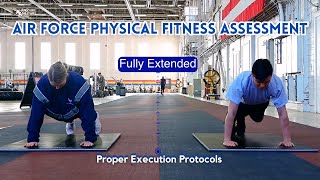 USAF Physical Fitness Assessment Instructions [upl. by Llarret961]