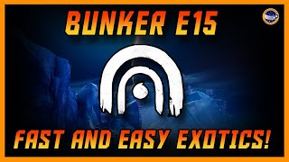 Fast and Easy Legend Lost Sector Guide Bunker E15 Great Last Minute Farm [upl. by Aitnis]