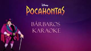 Bárbaros Parte I y II  Karaoke  Pocahontas ⚔️🍂 [upl. by Everrs]