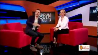 Stroumboulopoulos Maria Bello interview  Best Interview [upl. by Nahtannhoj988]