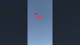 Full Speed Landing on my RACE Glider paragliding speedflying aviation [upl. by Idnahk418]