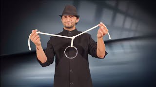 Cool Rope and Ring Magic Trick  TUTORIAL [upl. by Yelhak263]