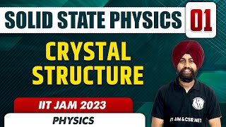 Crystal Structure  Solid State Physics 01 Physics  IIT JAM 2023 [upl. by Yht961]