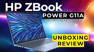 HP ZBook Power G11a Laptop  Unboxing  Review – Powerful Performance for Professionals [upl. by Ramiah]