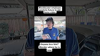 Blockbuster employee predicts future in old home video [upl. by Cerelly]