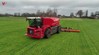 VERVAET Quad 550 BIGFOOT Quad 550 with Mitas 1250 tires on grassland [upl. by Eylsel]