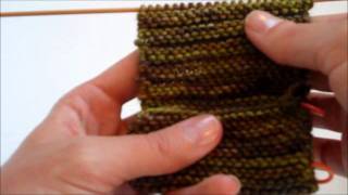 Horizontal Ribbing Easy Knitting Stitch that Looks Like Plush Garter Stitch [upl. by Utham]