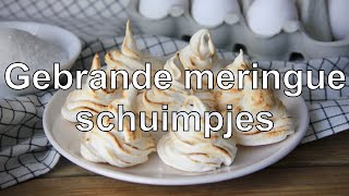 Gebrande meringue schuimpjes maken [upl. by Voss]