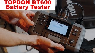 Topdon BT600 Battery Tester Review TopdonOfficial [upl. by Riki]