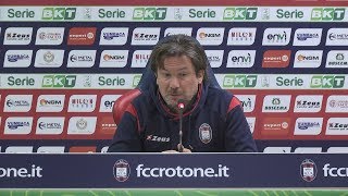 CrotonePalermo mister Stroppa nel post gara [upl. by Worthy]