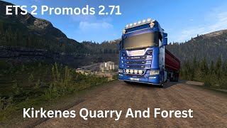 ETS2 v151  PROMODS 271 NEW LOADING AREA KIRKENES [upl. by Meit]