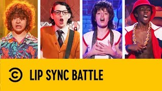 The Stranger Things Cast Crushing Their Performances  Lip Sync Battle [upl. by Yrrak]