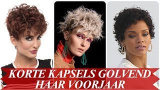 Mooie korte kapsels golvend haar voorjaar 2018 [upl. by Noet]