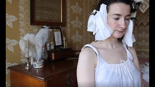 I Followed a Real 1800s Hair Care Routine 1811 Recipes [upl. by Yahsat416]