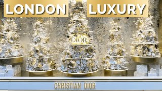 Luxury Shopping in London  Christmas Shopping in London [upl. by Mcspadden]