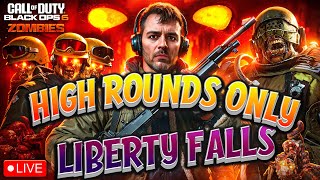 🔴 Black Ops 6 Zombies  Liberty Falls High Round Attempt 🔴 [upl. by Truda]