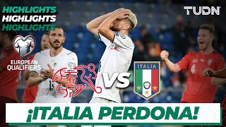 Highlights  Suiza vs Italia  UEFA European Qualifiers 2021  TUDN [upl. by Leirum]