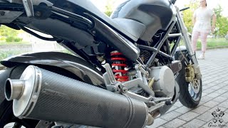 Sostituzione mono ammortizzatore Ducati Monster 620 [upl. by Yelekreb539]