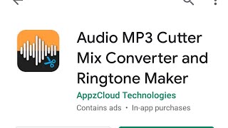 Audio Mp3 Cutter  AppzCloud Technologies  Android app review in Tamil  Its Gameplay [upl. by Oos]