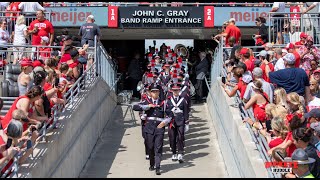 Ohio State Marching Band Ramp Entrance And Script Ohio 2024 in 4K [upl. by Lateehs371]