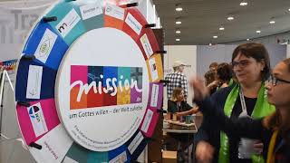 Kooperationsstand der evangelischen Missionswerke am Kirchentag 2019 in Dortmund [upl. by Costa]